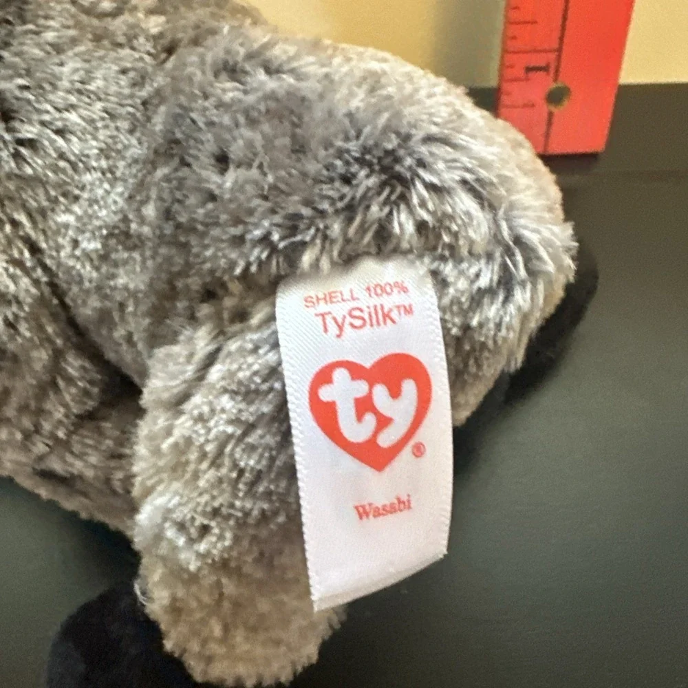 Ty Beanie Boos WASABI Baboon Monkey Plush - 6